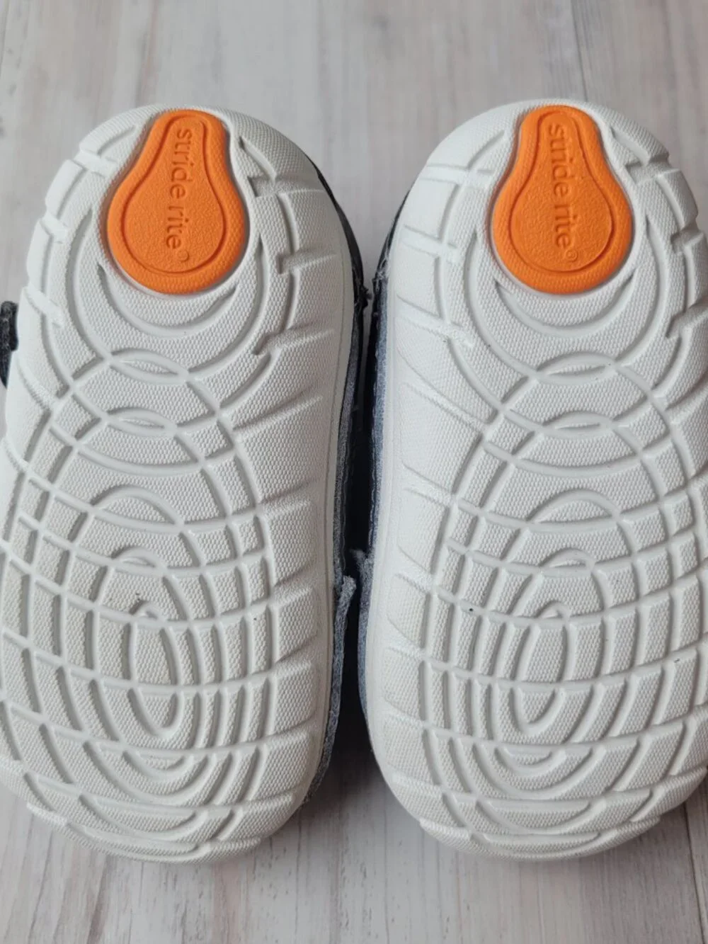 Stride Rite SM Turbo (Infant/Toddler) 4.5M Silver/Orange
